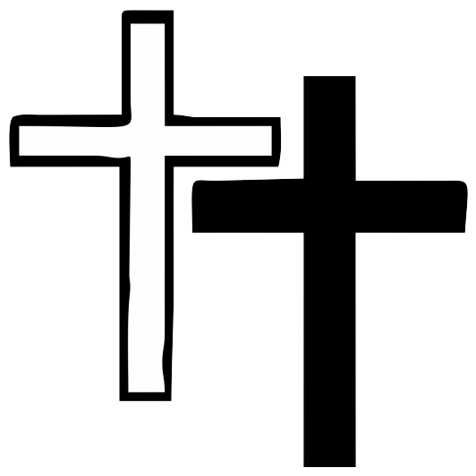 Kreuz transparent